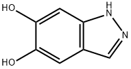 5,6-Dihydroxy(1H)indazole Struktur