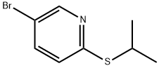 5-BROMO-2-(ISOPROPYLTHIO)PYRIDINE 结构式