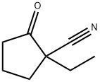 1-乙基-2-氧代环戊烷甲腈,99372-97-1,结构式