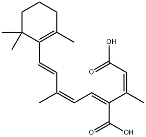 (9-cis,13-cis)-12-Carboxy Retinoic Acid Structure