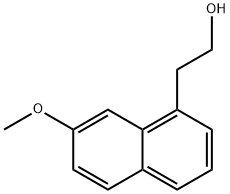 7-Methoxy-1-naphthaleneethanol 结构式