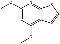 4,6-二甲氧基噻吩并[2,3-B]吡啶, 99429-87-5, 结构式