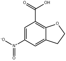 5-Nitro-2,3-dihydrobenzo[b]furan-7-carboxylic acid Struktur