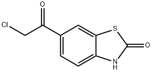 6-(2-氯乙酰基)苯并[D]噻唑-2(3H)-酮 结构式