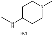 N,1-二甲基哌啶-4-胺二盐酸盐 结构式