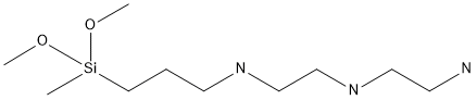 3-二乙烯三氨丙基甲基二甲氧基硅烷, 99740-64-4, 结构式