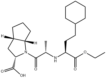 [2S-[1[R*(R*)],2α,3aβ,6aβ]]-1-[2-[[3-Cyclohexyl-1-(ethoxycarbonyl)propyl]aMino]-1-oxoprop Structure
