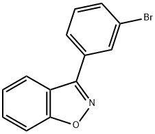3-(3-溴苯基)苯并[D]异恶唑 结构式