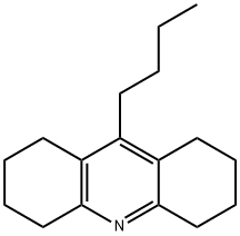 9-n-Butyl-1,2,3,4,5,6,7,8-octahydroacridine 结构式