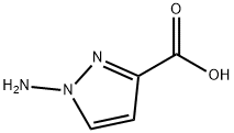 1-氨基-1H-吡唑-3-羧酸 结构式