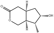 (4AR,6S,7R,7AS)-六氢-6-羟基-7-甲基环戊并[C]吡喃-3(1H)-酮,99946-04-0,结构式