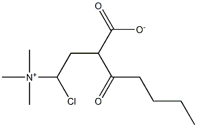 VALERYL-L-CARNITINE CHLORIDE Structure