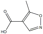 5-Methylisoxazole-4-carboxylic acid Struktur