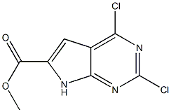Methyl 2,4-dichloro-7H-pyrrolo[2,3-d]pyriMidine-6-carboxylate
