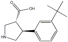  (+/-)-trans-4-(3-tert-butyl-phenyl)-pyrrolidine-3-carboxylic acid