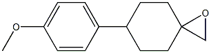 6-(4-Methoxyphenyl)-1-oxaspiro[2.5]octane Structure
