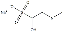 SodiuM 2-(diMethylaMino)-1-hydroxyethanesulfonate Structure