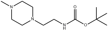 tert-butyl 2-(4-Methylpiperazin-1-yl)ethylcarbaMate Structure