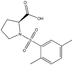 1-(2,5-DiMethylphenylsulfonyl)-L-proline, 96% 化学構造式