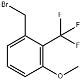 3-Methoxy-2-(trifluoroMethyl)benzyl broMide, 97% Struktur
