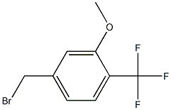 3-Methoxy-4-(trifluoroMethyl)benzyl broMide, 97% Structure