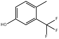 4-メチル-3-(トリフルオロメチル)フェノール 化学構造式