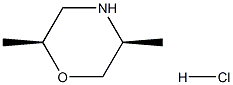 (2S,5S)-2,5-ジメチルモルホリン塩酸塩 化学構造式