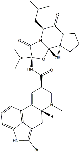 溴隐亭杂质E 结构式