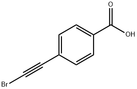 4-(2-溴乙炔基)苯甲酸,1485684-77-2,结构式