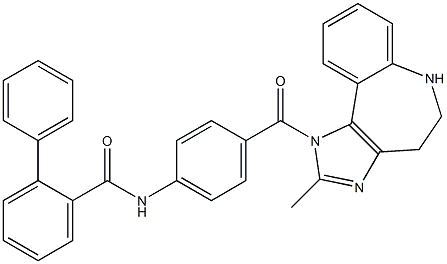 N-(4-(2-Methyl-1,4,5,6-tetrahydrobenzo[b]iMidazo[4,5-d]azepine-1-carbonyl)phenyl)-[1,1'-biphenyl]-2-carboxaMide