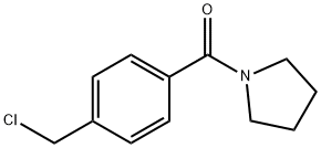 (4-(chloroMethyl)phenyl)(pyrrolidin-1-yl)Methanone,929972-98-5,结构式