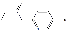 (5-BroMo-pyridin-2-yl)-acetic acid Methyl ester Struktur