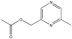 Acetic acid 6-Methyl-pyrazin-2-ylMethyl ester Struktur