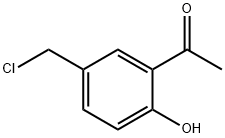 2-羟基-5-氯甲基苯乙酮 结构式