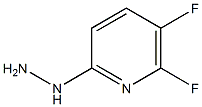 1-(5,6-difluoropyridin-2-yl)hydrazine Struktur