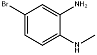 4-ブロモ-1-N-メチルベンゼン-1,2-ジアミン 化学構造式