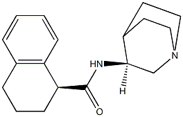 (S)-N-((S)-3-奎宁基)-1,2,3,4-四氢萘基-1-甲酰胺 结构式