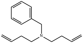 N-苄基-N-(3-丁烯基)-3-丁烯基-1-胺, 132365-02-7, 结构式