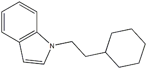 1-(2-Cyclohexylethyl)-1H-indole Structure