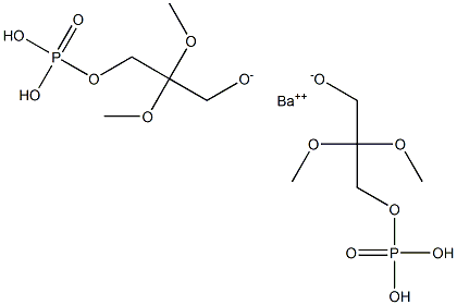 2,2-DiMethoxy-1,3-propanediol 1-(Dihydrogen Phosphate) BariuM Salt Structure