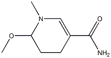 6-Methoxy-1-Methyl-1,4,5,6-tetrahydropyridine-3-carboxaMide Structure