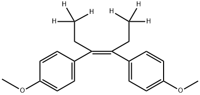 cis-3,4-Di-p-anisyl-3-hexene-d6 Structure