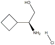 (S)-2-aMino-2-cyclobutylethanol hydrochloride Structure