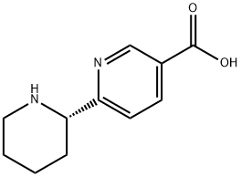 (S)-6-(PIPERIDIN-2-YL)NICOTINIC ACID, 1213498-39-5, 结构式