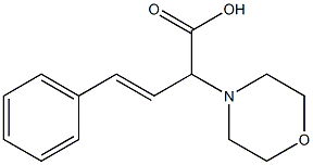 (E)-2-Morpholino-4-Phenylbut-3-Enoic Acid Structure