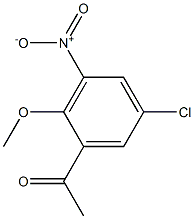 1-(5-Chloro-2-Methoxy-3-nitrophenyl)ethanone Structure