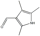 2,4,5-TriMethyl-1H-pyrrole-3-carbaldehyde,,结构式