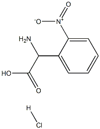 2-AMino-2-(2-nitrophenyl)acetic acid hydrochloride Structure