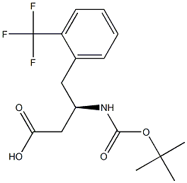 Boc-2-trifluoroMethyl-L-b-hoMophenylalanine Structure