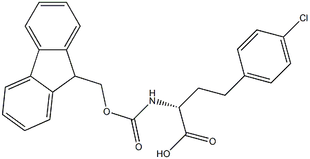 FMoc-4-chloro-D--hoMophenylalanine Structure